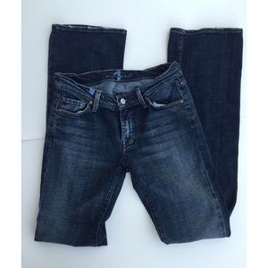 7 for all mankind bootcut jeans size 28